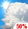 Chance Thunderstorms Chance for Measurable Precipitation 50%