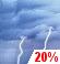 Heavy Rain Chance for Measurable Precipitation 20%